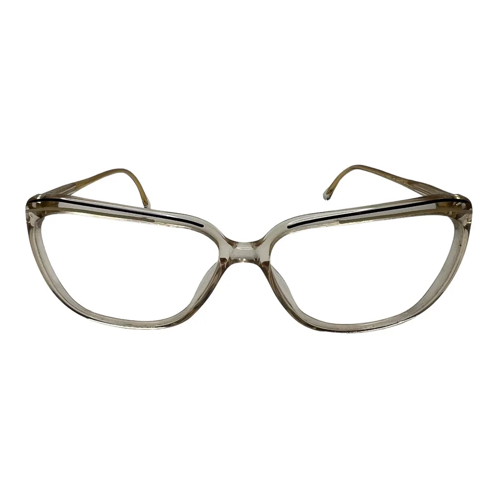 Vogart Line Glasses Eyeglasses Frames Vintage Mod.220 White Blue Clear H3569‎